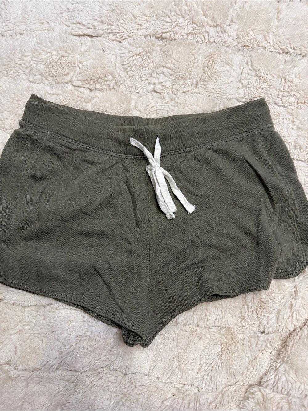 Old Navy Olive Green Women's Drawstring Athletic Shorts